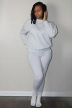 Chill Vibes Crewneck - Ice Grey
